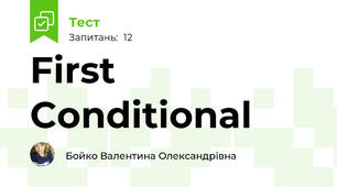 First Conditional