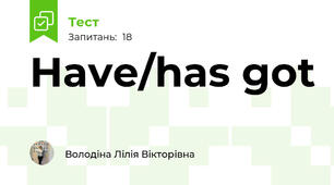 Have/has got