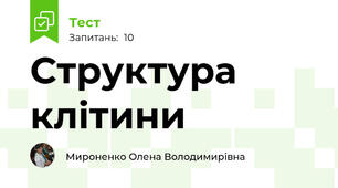 Структура клітини
