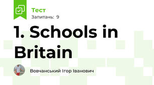 1. Schools in Britain