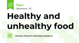Healthy and unhealthy food
