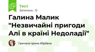 Галина Малик "Незвичайні пригоди Алі в країні Недоладії"