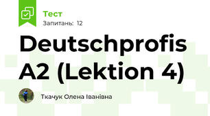 Deutschprofis A2 (Lektion 4)