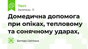 Домедична допомога при опіках, тепловому та сонячному ударах, 