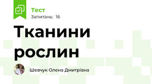 Тканини рослин