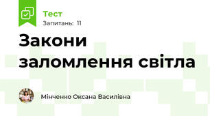  Закони заломлення світла