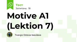 Motive A1 (Lektion 7)