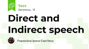 Direct and Indirect speech