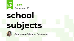 school subjects