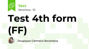 Test 4th form (FF)