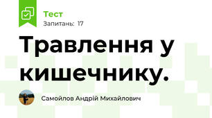 Травлення у кишечнику.