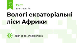 Вологі екваторіальні ліси Африки