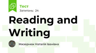 Reading and Writing