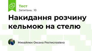 Накидання розчину кельмою на стелю