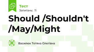 Should /Shouldn't /May/Might