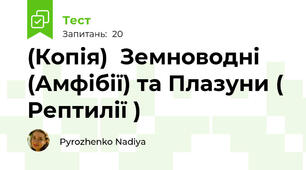 (Копія)  Земноводні  (Амфібії) та Плазуни ( Рептилії )