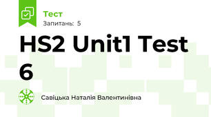HS2 Unit1 Test 6