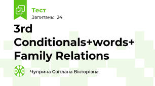 3rd Conditionals+words+ Family Relations