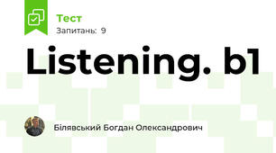 Listening. b1