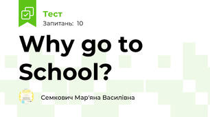 Why go to School?