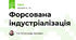 Форсована індустріалізація