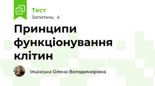 Принципи функціонування клітин
