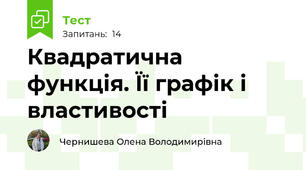 Квадратична функція. Її графік і властивості