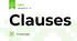 Clauses