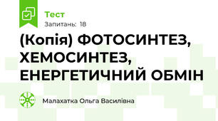 (Копія) ФОТОСИНТЕЗ, ХЕМОСИНТЕЗ, ЕНЕРГЕТИЧНИЙ ОБМІН
