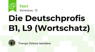 Die Deutschprofis B1, L9 (Wortschatz)
