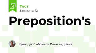 Preposition's