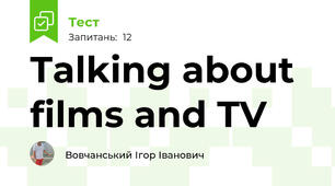 Talking about films and TV