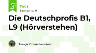 Die Deutschprofis B1, L9 (Hörverstehen)