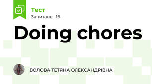 Doing chores