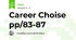 Career Choise pp/83-87