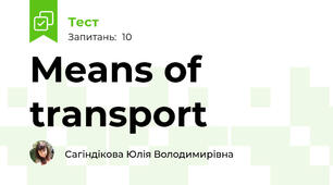 Means of transport
