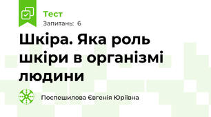 Шкіра. Яка роль шкіри в організмі людини