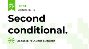 Second conditional.
