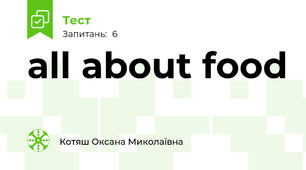 all about food