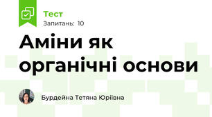 Аміни як органічні основи