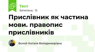 Прислівник як частина мови. правопис прислівників