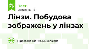 Лінзи. Побудова зображень у лінзах