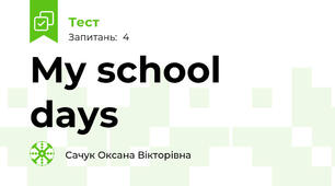 My school days