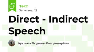 Direct - Indirect Speech