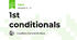 1st conditionals