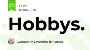 Hobbys.
