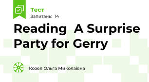 Reading  A Surprise Party for Gerry