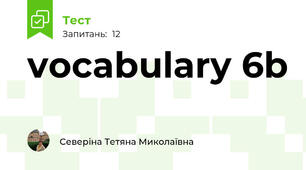 vocabulary 6b
