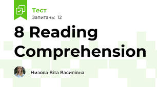8 Reading Comprehension