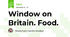 Window on Britain. Food.